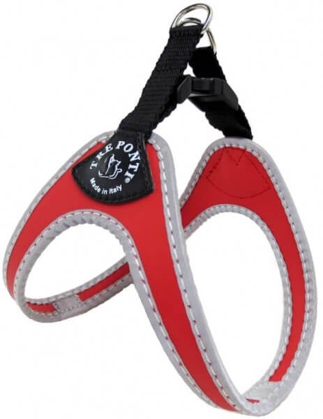 PU TRE PONTI Easy Fit Classic Geschirr Rot