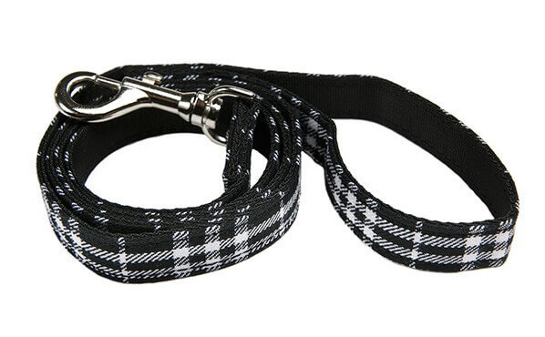 UP BLACK TARTAN Leine