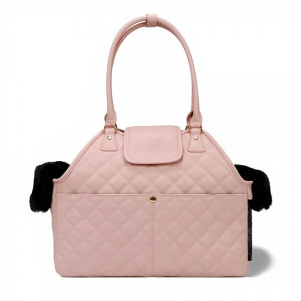 CD Paris Quilted Carrier Hundetasche ROSA