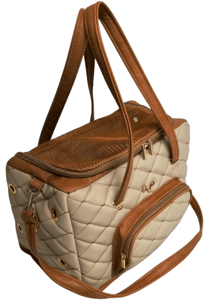 EG Baule Matelasse BEIGE Hundetasche