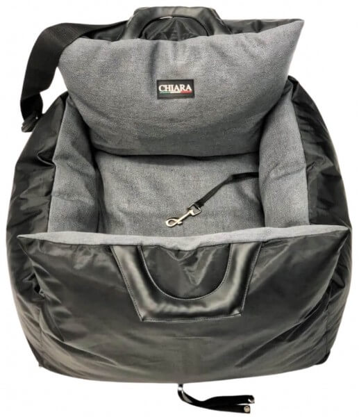 CHIARA 2in1 Autositz & Hundebett Schwarz