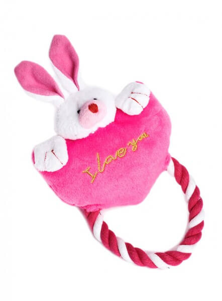 UP I LOVE YOU Bunny Spielzeug - PINK