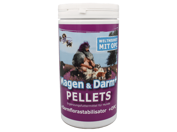 Magen & Darm Pellets + Darmflorastabilisator + OPC für Hunde (Robert Franz)