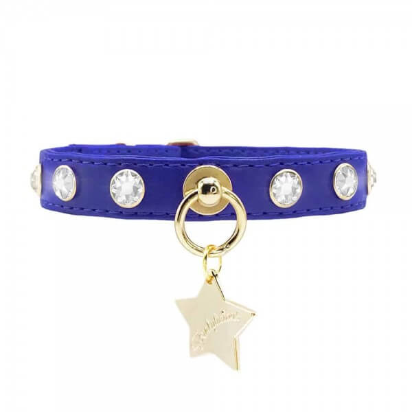 FL CRYSTALS NAVY Halsband