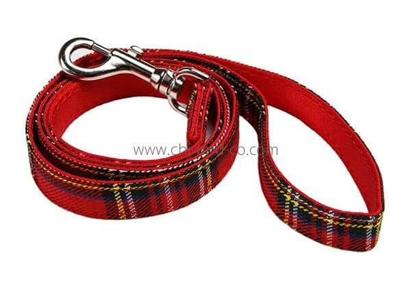 UP RED TARTAN Leine
