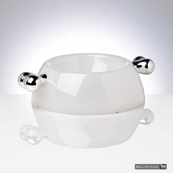 ATRIUM WEISS/SILVER Hundenapf