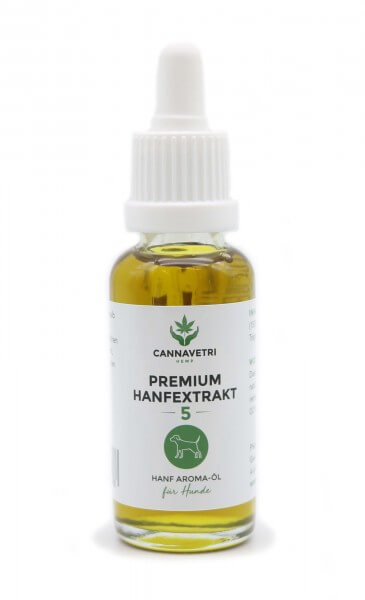 CannaVetri Premium Hanfextrakt für Hunde 5 %