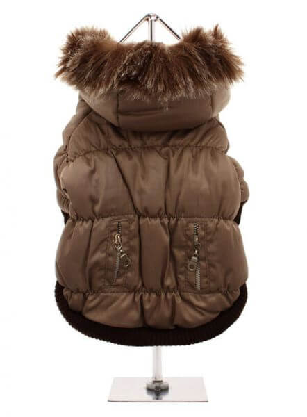 UP BROWN PARKA Winterjacke