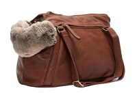 ITALIAN LIVING Zipp-it Glattleder Hundetasche Cognac ITALIAN LIVING Zipp-it Glattleder Hundetasche Cognac