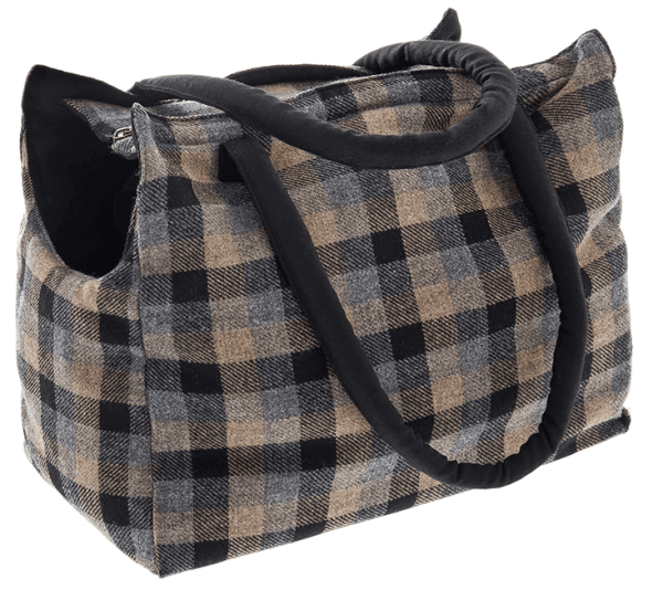 FB GAIA Hundetasche Wolle TARTAN