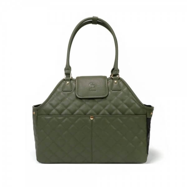 CD Paris Quilted Carrier Hundetasche OLIVE