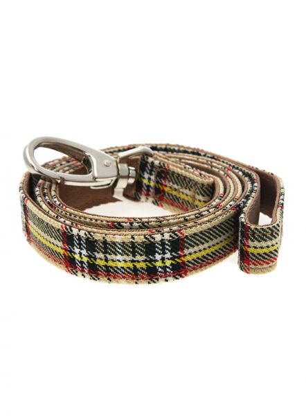 UP BRAUN TARTAN Leine